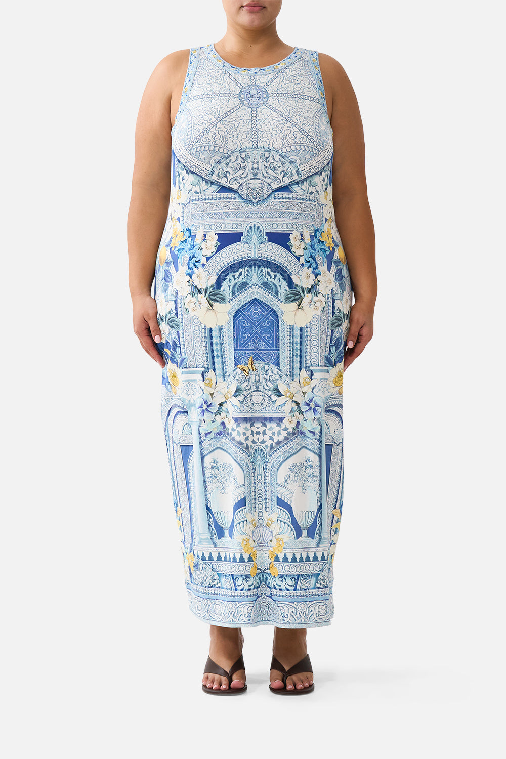 The De Nada Granada Jersey Tank Dress | CAMILLA AU – CAMILLA