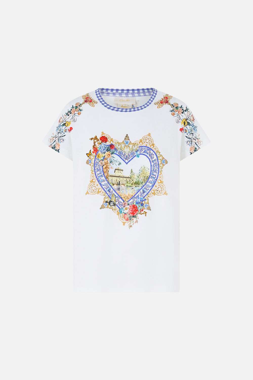 SLIM FIT ROUND NECK T-SHIRT THE POTTERY PARLOUR