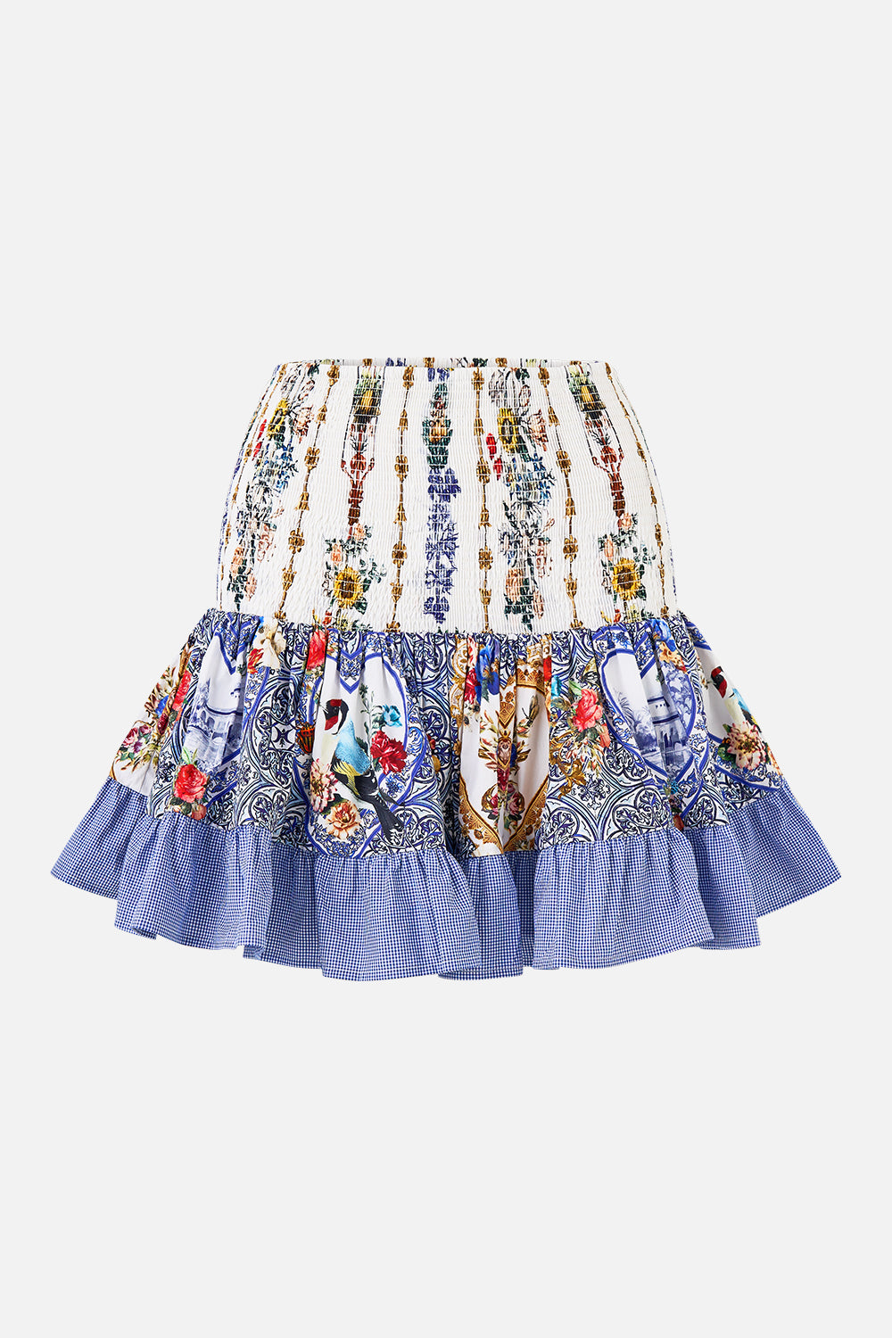 SHORT SHIRRED SKIRT THE POTTERY PARLOUR