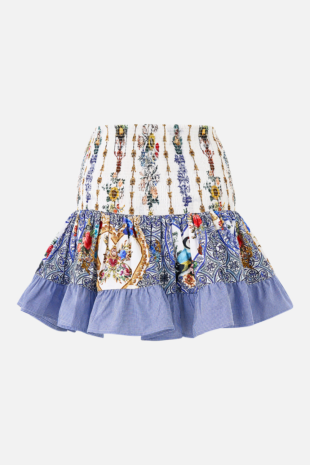 SHORT SHIRRED SKIRT THE POTTERY PARLOUR