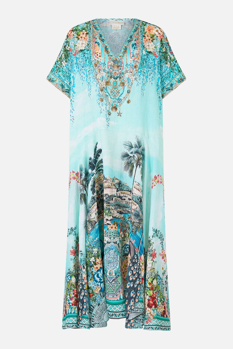 The Balearic Bebé V Neck Kaftan With Drop Waist | CAMILLA AU – CAMILLA