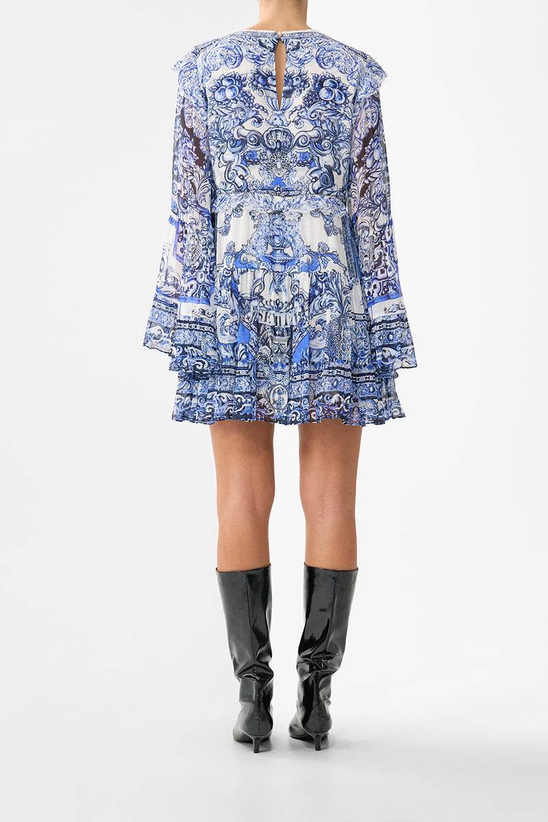 The A Tiled Wonderland Tiered Swing Mini Dress | CAMILLA AU – CAMILLA