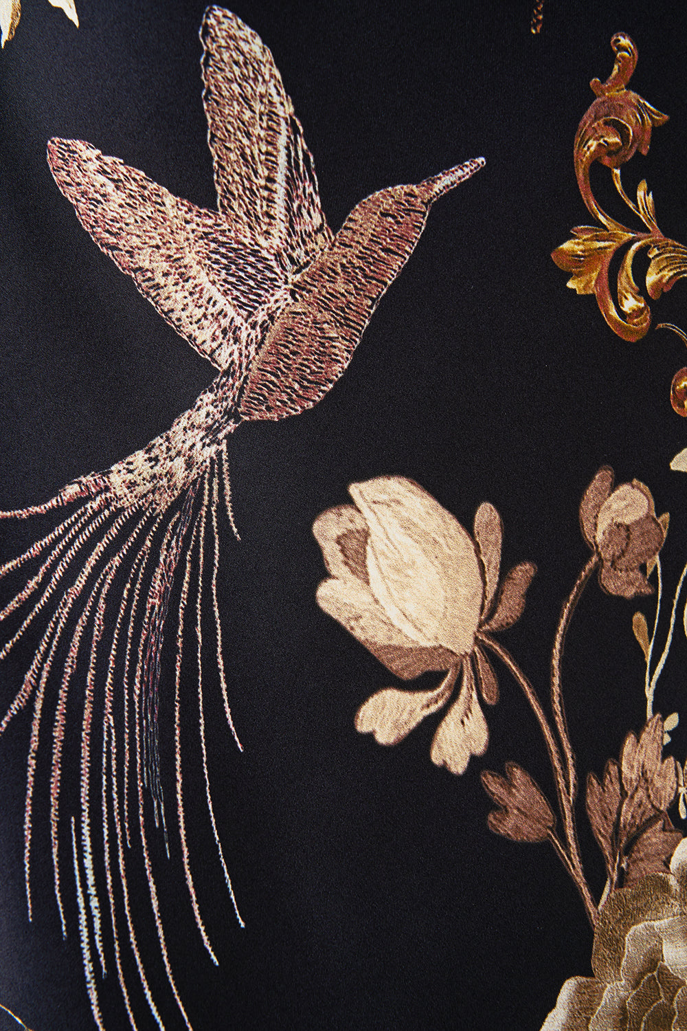 ASYMMETRIC DRAPED TOP FLAMENCO FOLKLORE