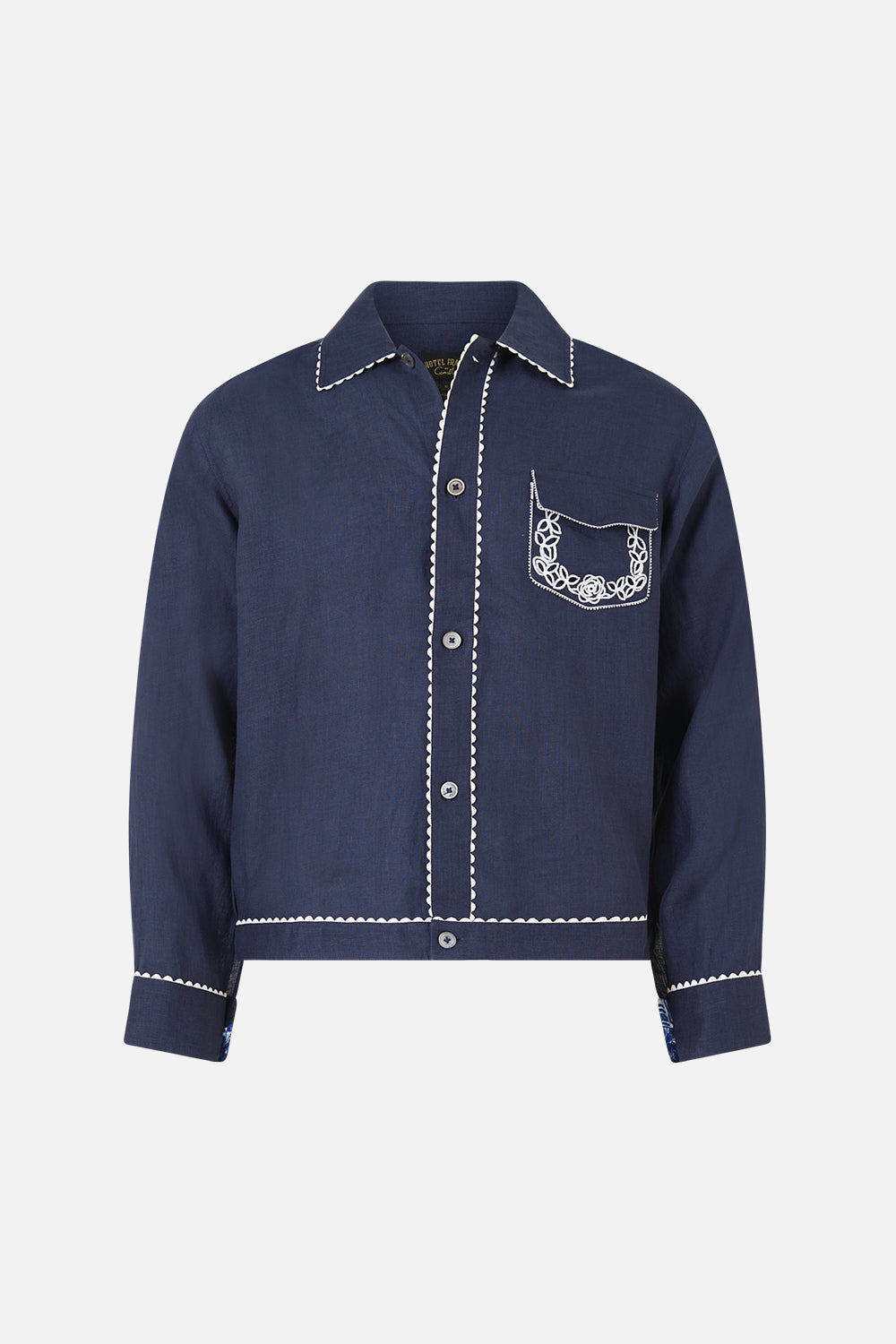 CROP BLOUSON JACKET A TILED WONDERLAND