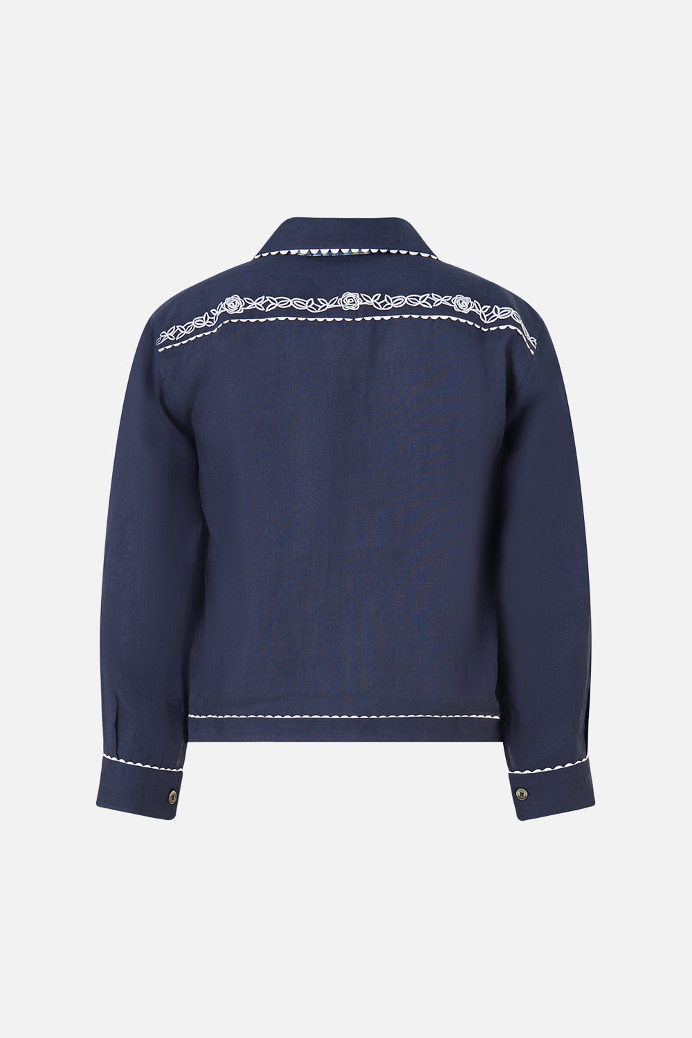 CROP BLOUSON JACKET A TILED WONDERLAND