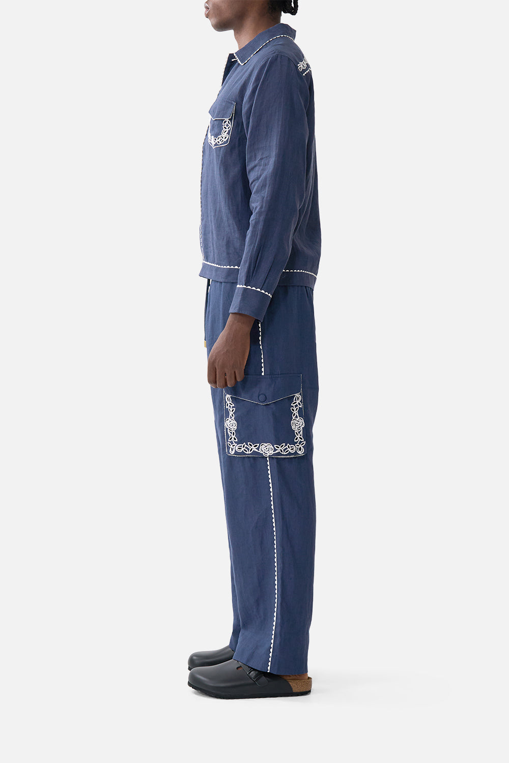 CROP BLOUSON JACKET A TILED WONDERLAND