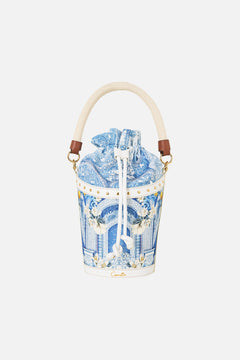 CANVAS TIE TOP BUCKET BAG DE NADA GRANADA