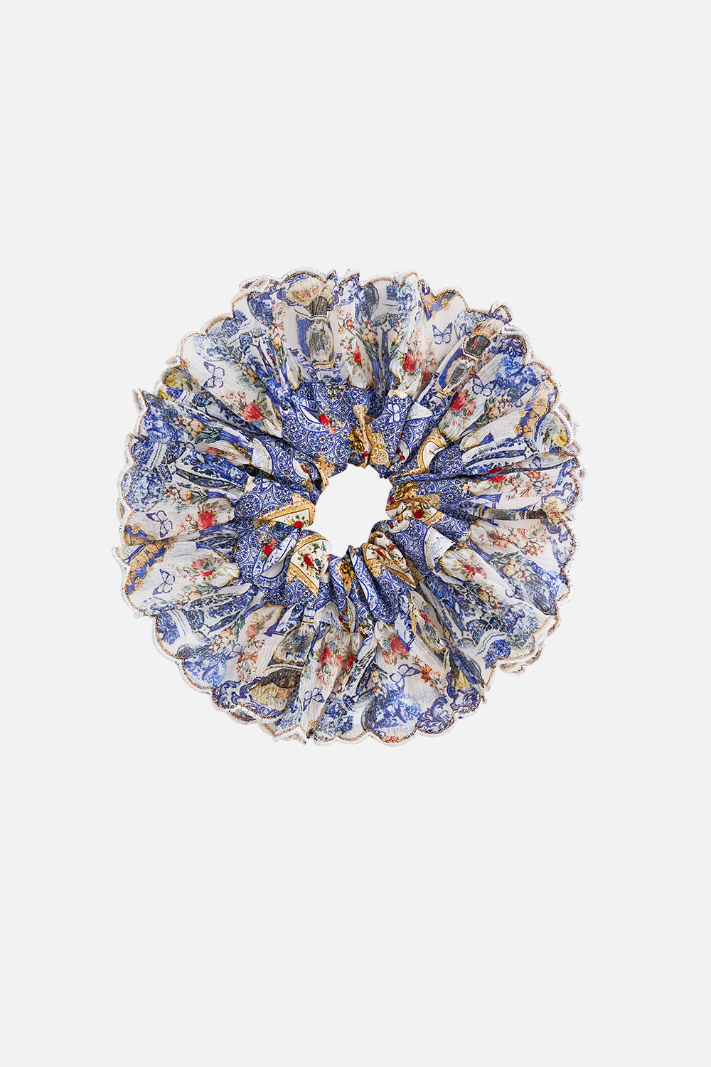 SCRUNCHIE WITH FRILL EDGE THE POTTERY PARLOUR