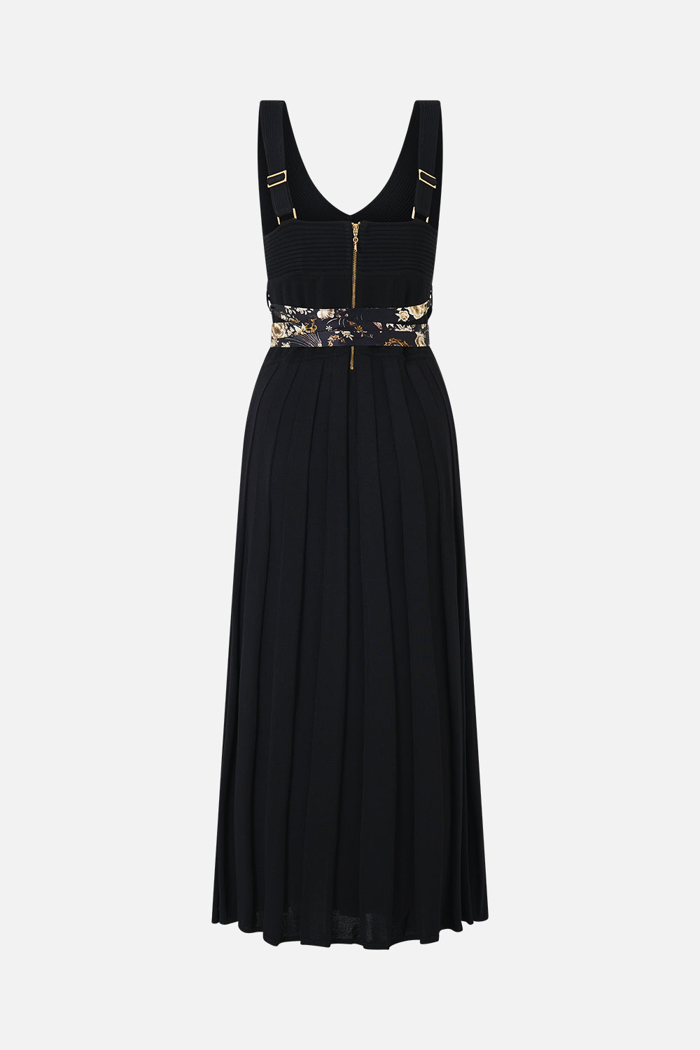 The CAMILLA CORSET DETAIL FLARE KNIT DRESS FLAMENCO FOLKLORE