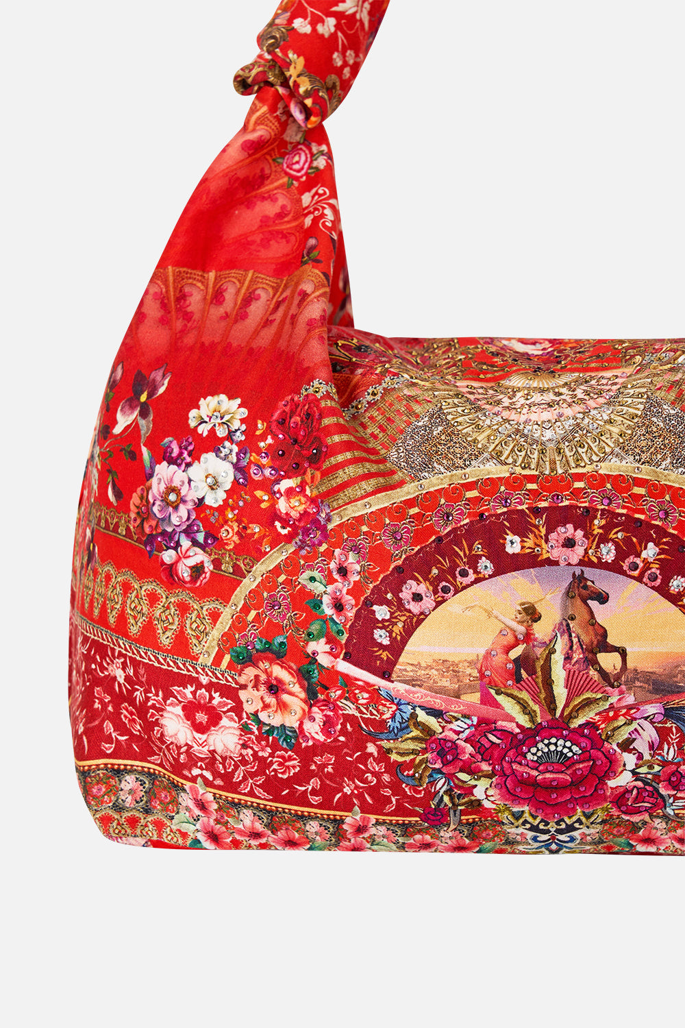 SLOUCH SHOULDER BAG WITH KNOT DETAILS OLÉ OLÉ