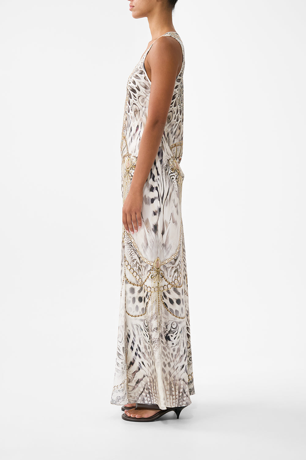 The CAMILLA BIAS CUT TANK DRESS LADY LIONHEART