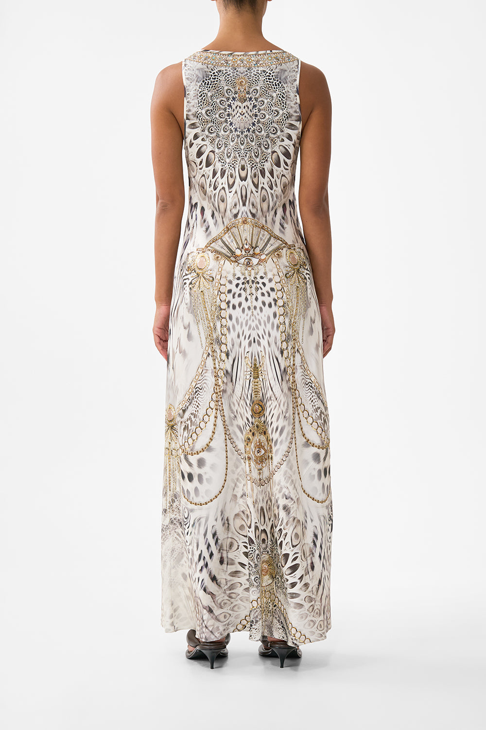 The CAMILLA BIAS CUT TANK DRESS LADY LIONHEART