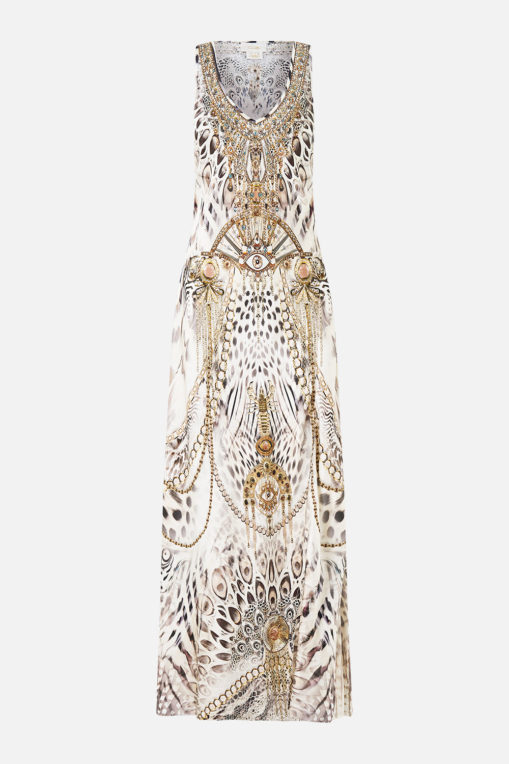 The CAMILLA BIAS CUT TANK DRESS LADY LIONHEART