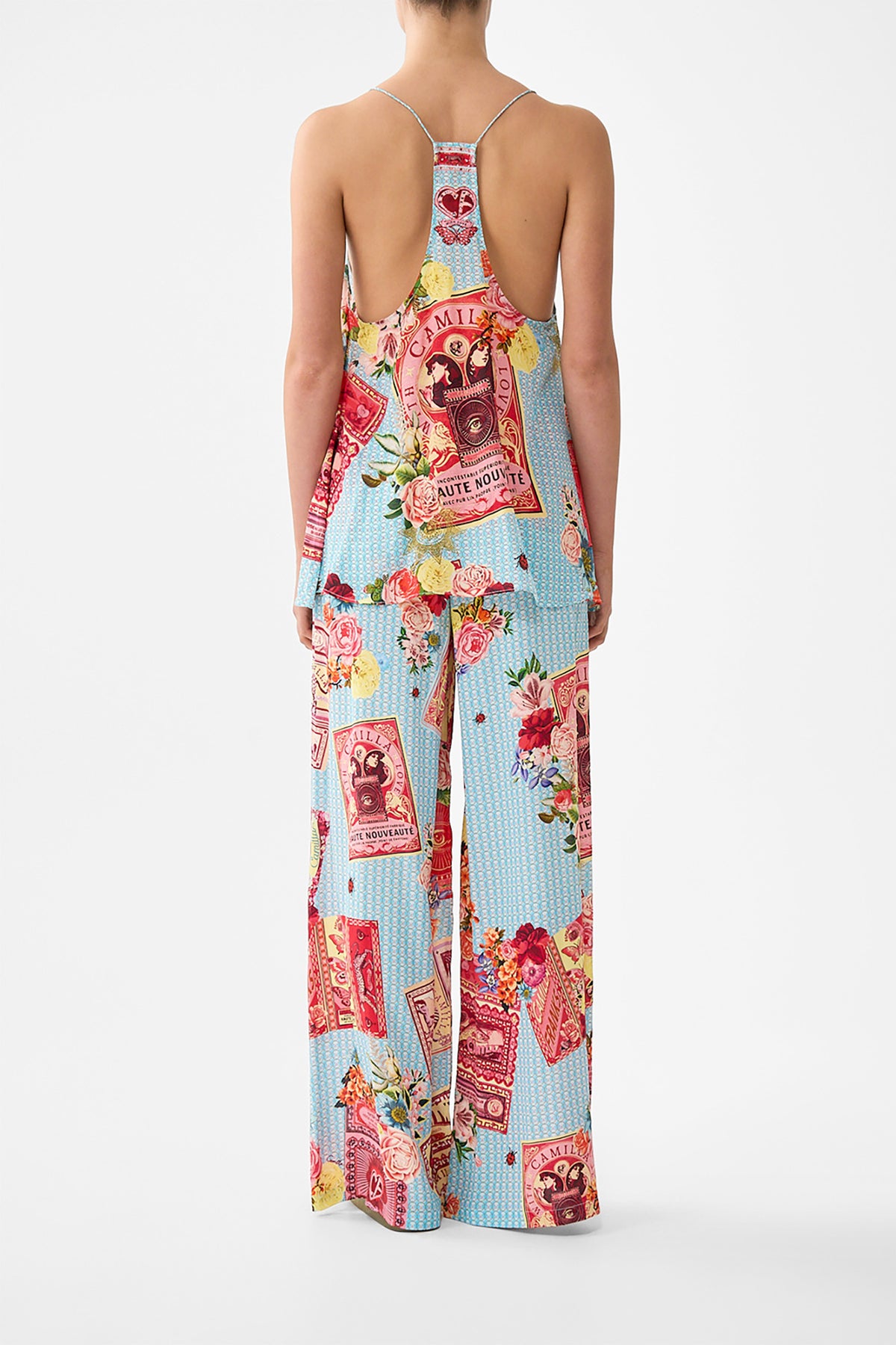 T-BACK SHOESTRING TOP PAPERS AND CURIOUS CAPERS