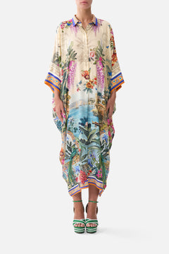 BATWING KAFTAN BODRUM BOTANICALS