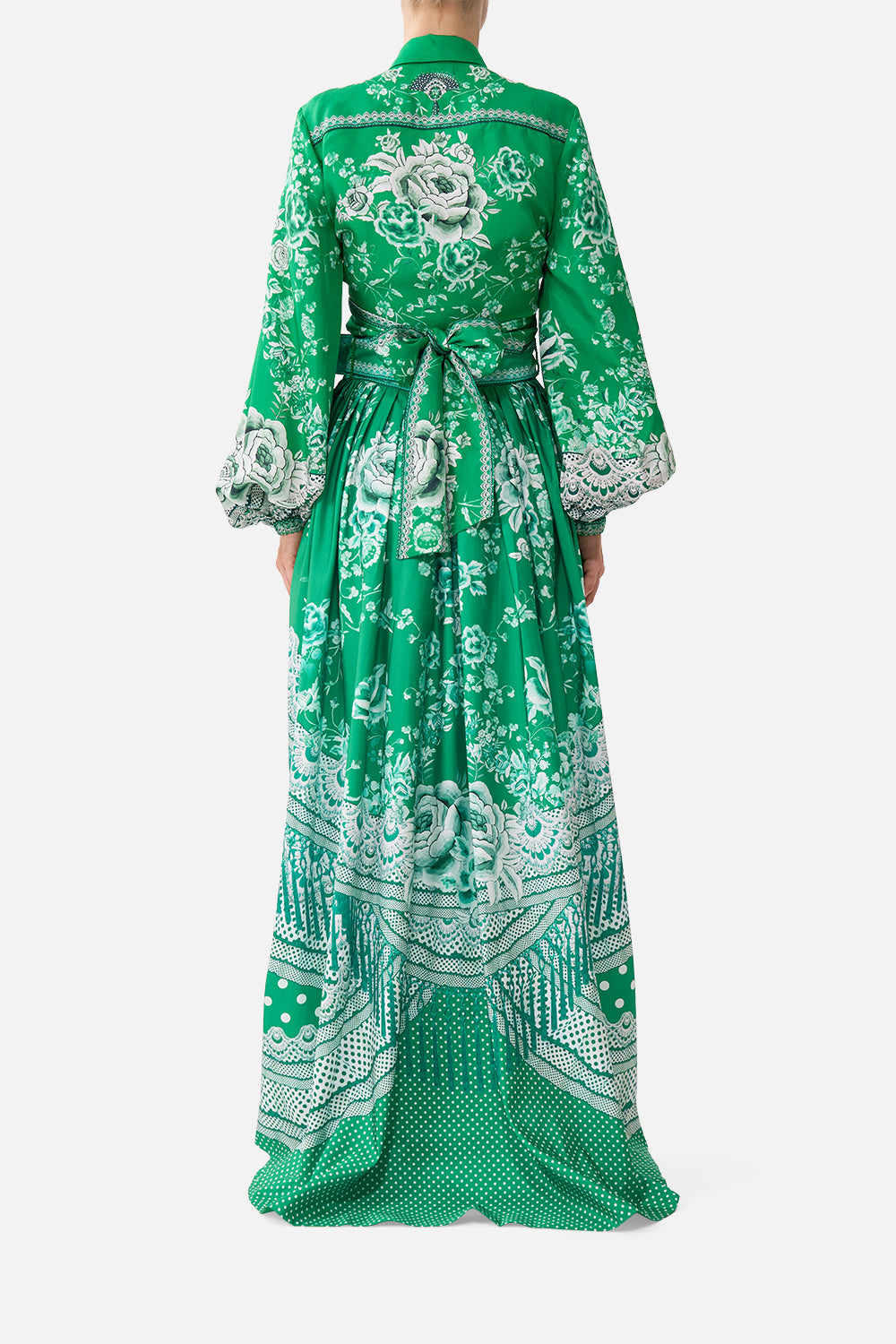 The CAMILLA BELTED MAXI SKIRT SACROMONTE SEÑORITA