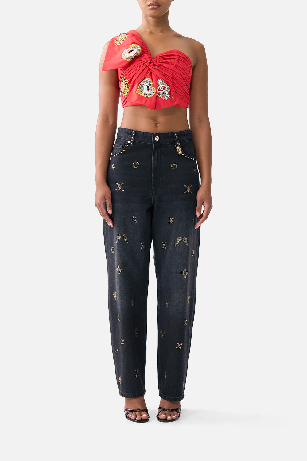 ASYMMETRIC BOW TOP NAZAR NIRVANA