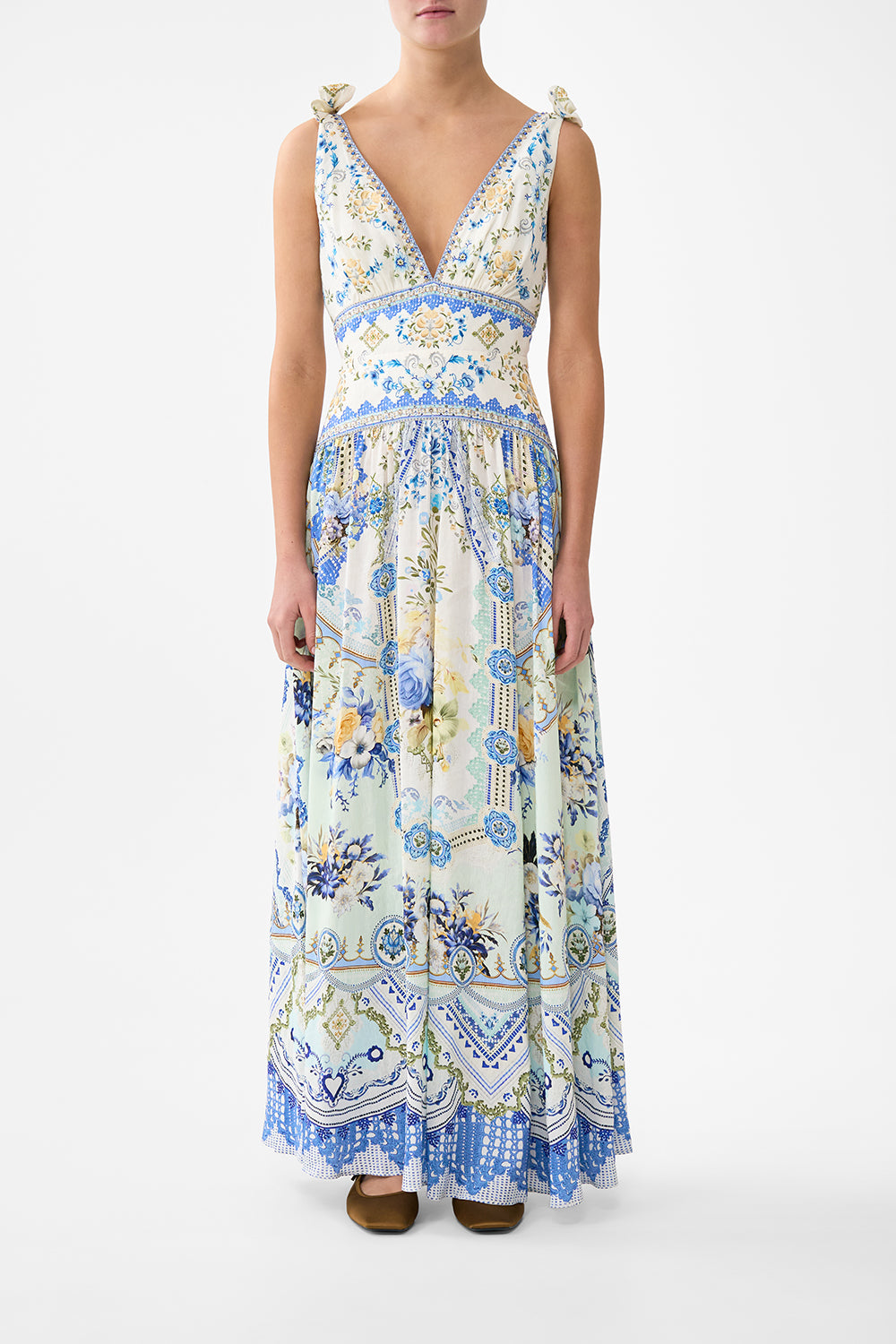 TIE SHOULDER DRESS MY HOMESPUN HEART