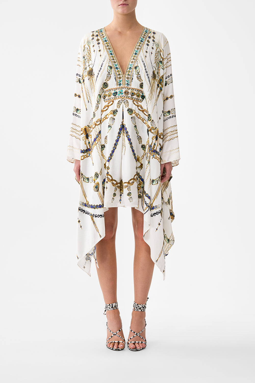 camilla beach shack dress Women's Designer Dresses this alluring silk maxi tone:Oat What Color Socks to Size:xx-large