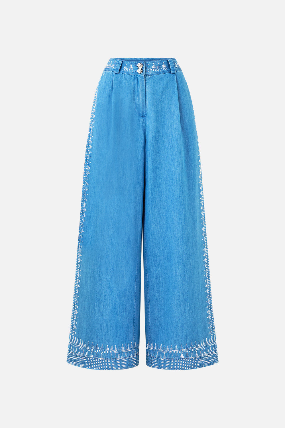 The CAMILLA FULL LENGTH WIDE LEG TROUSER THE HUM OF THE ALHAMBRA