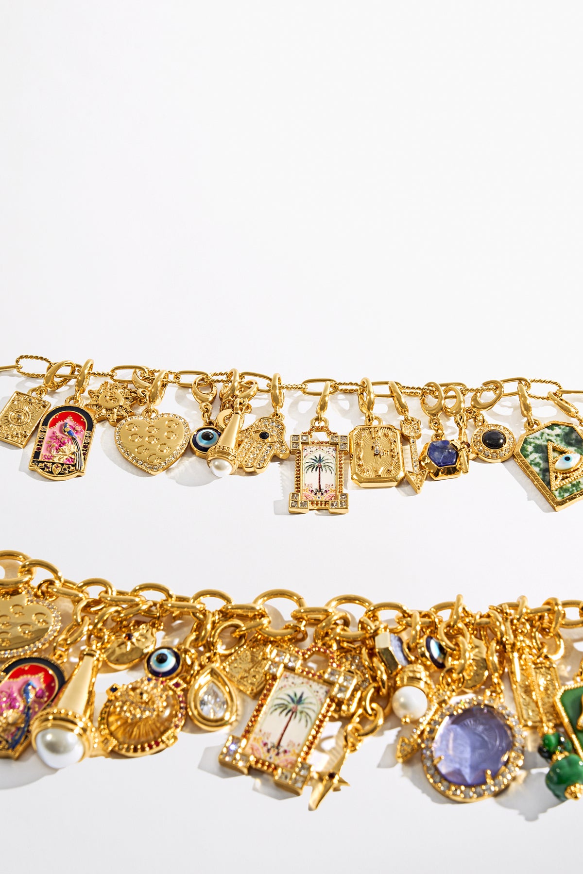 SULTANS, SCRIBES & SHAMANS CHARM BRACELET GOLD