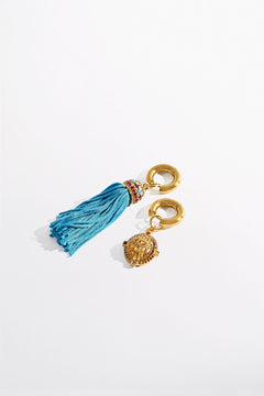 SULTANS, SCRIBES & SHAMANS TASSEL EARRINGS GOLD