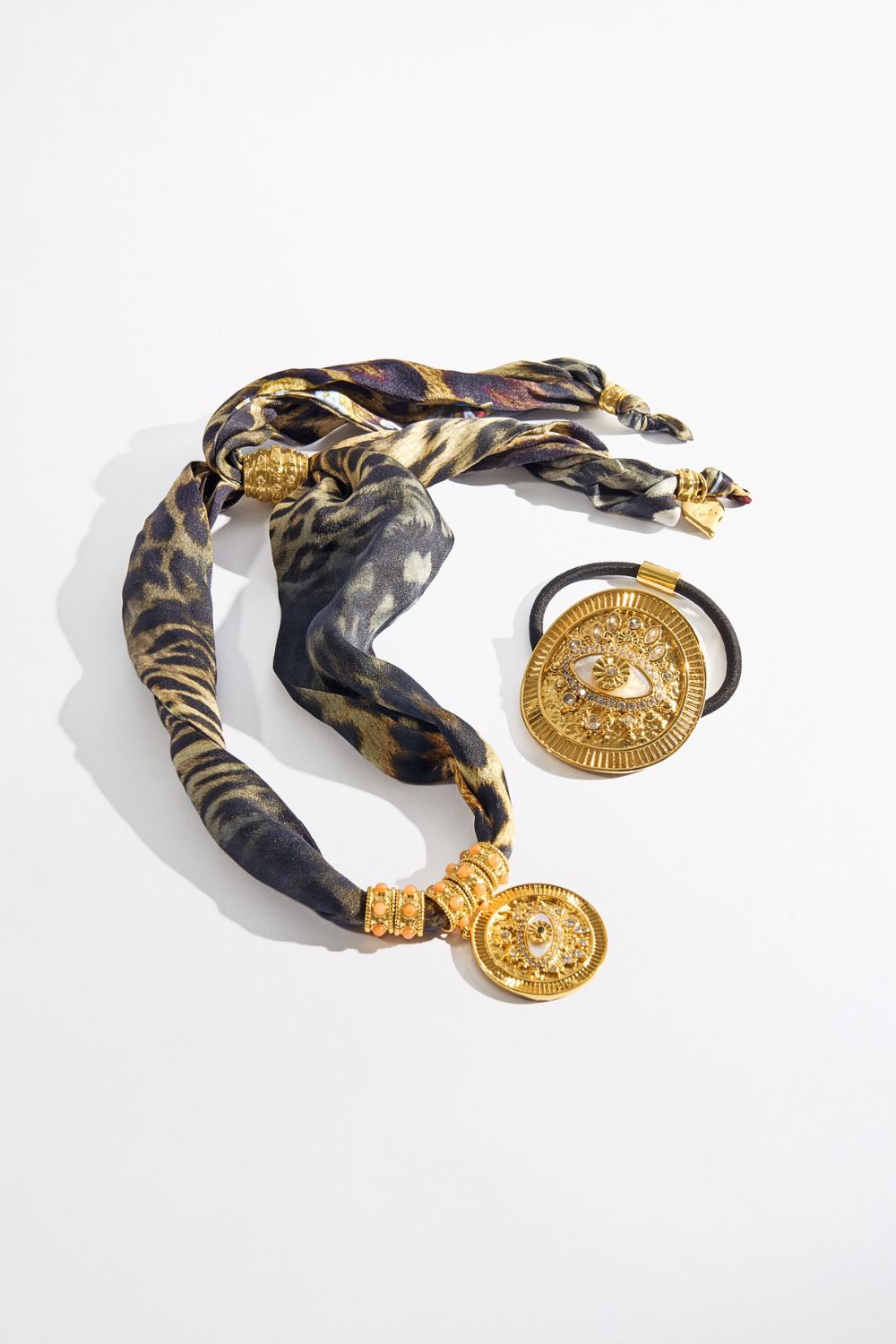 The CAMILLA ENCHANTED OCEANIA HAIR TIE GOLD