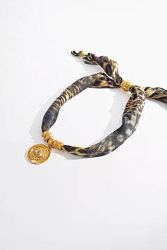 ENCHANTED OCEANIA SILK NECKLACE GOLD