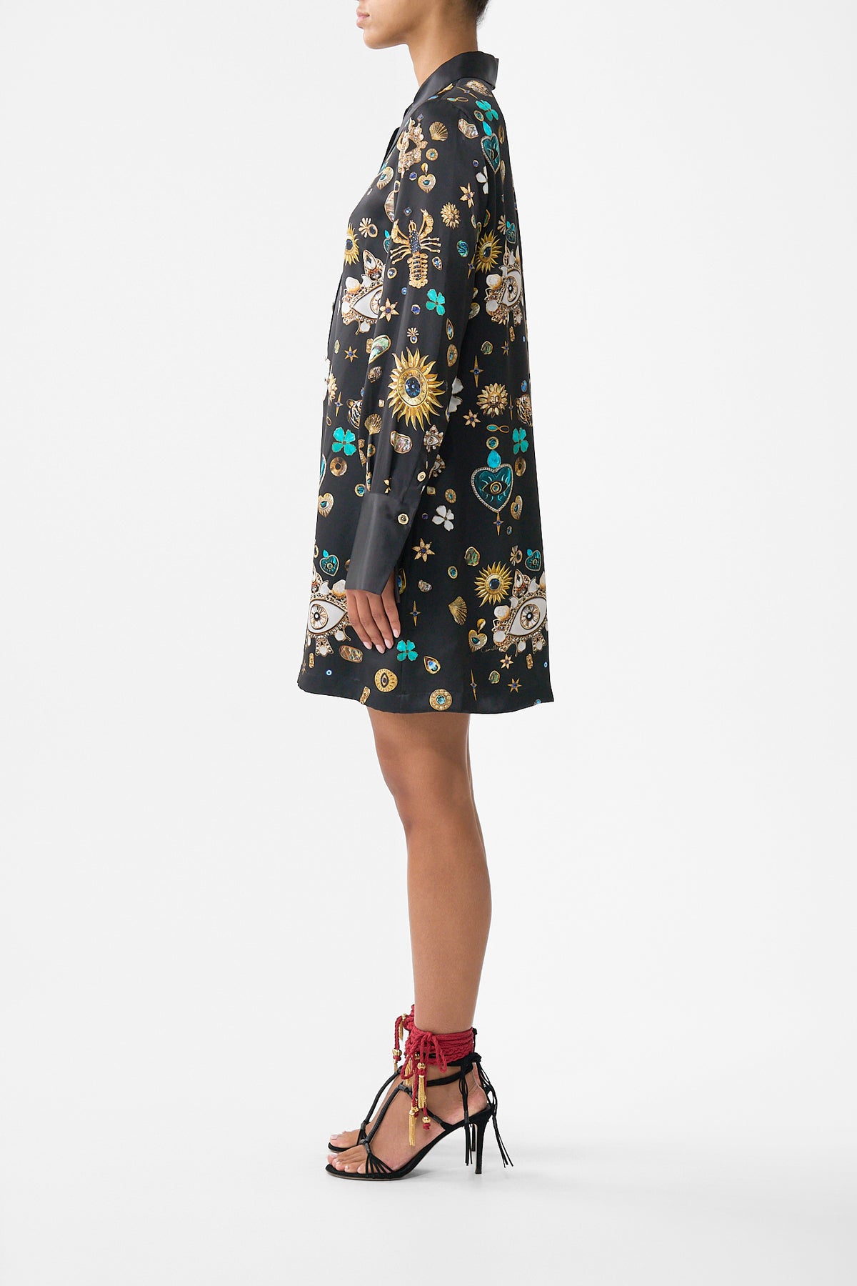 MINI SHIRT DRESS AMULETS AND ALCHEMY