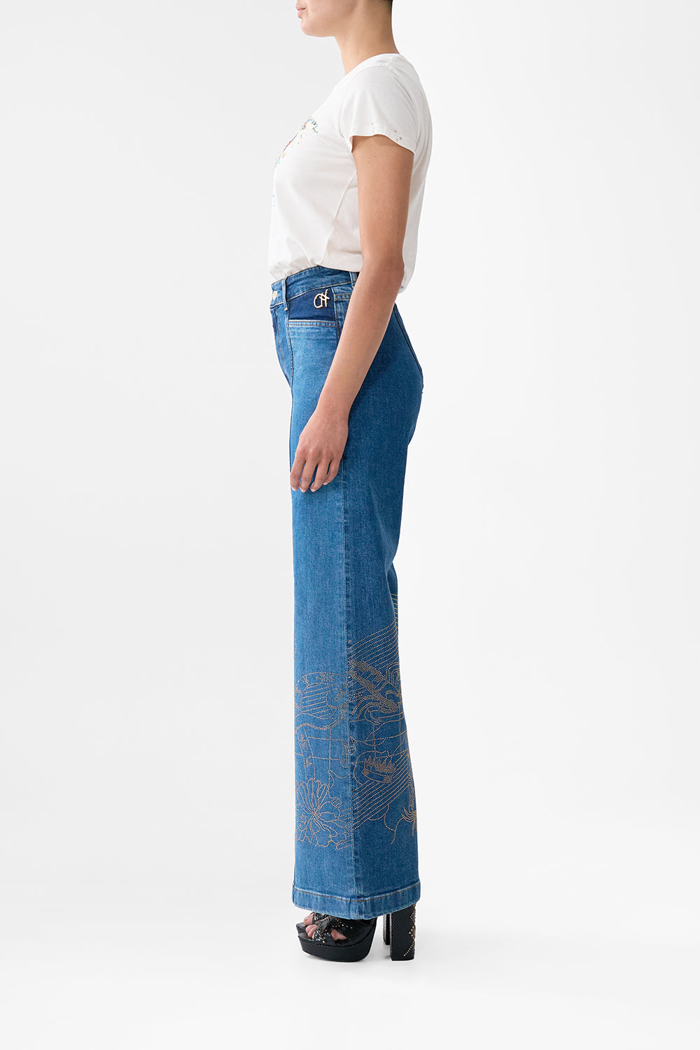 JENNA ZODIAC ZONE HIGH WAISTED FLARE DENIM