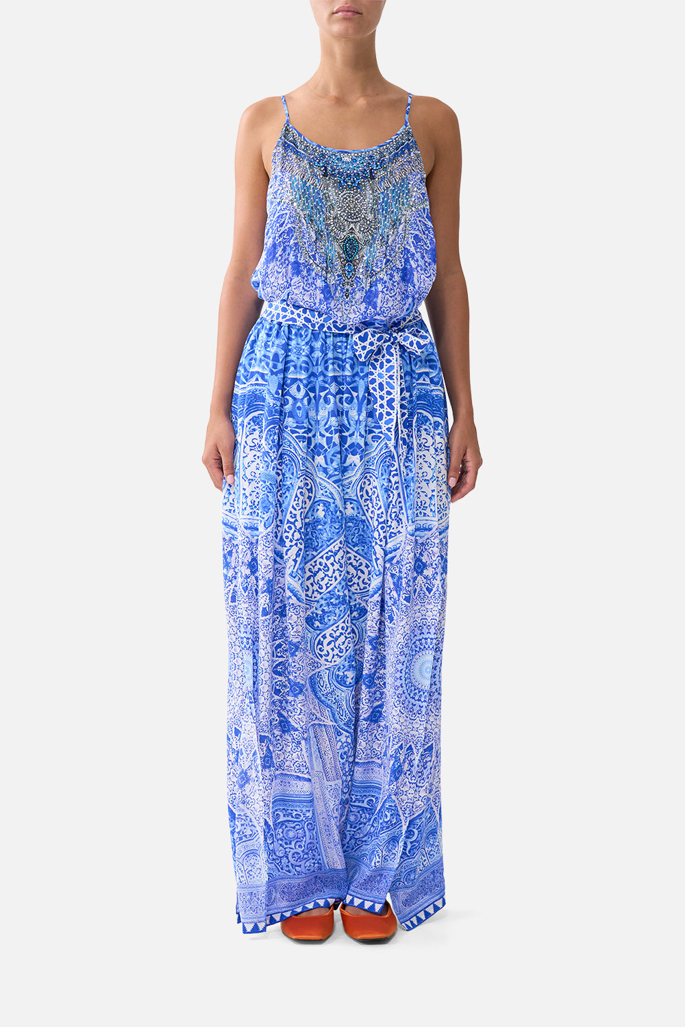 The CAMILLA SHOESTRING STRAP JUMPSUIT THE BOSPHOROUSTHE BOSPHOROUS
