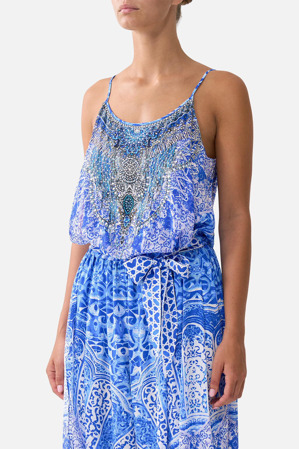The CAMILLA SHOESTRING STRAP JUMPSUIT THE BOSPHOROUS