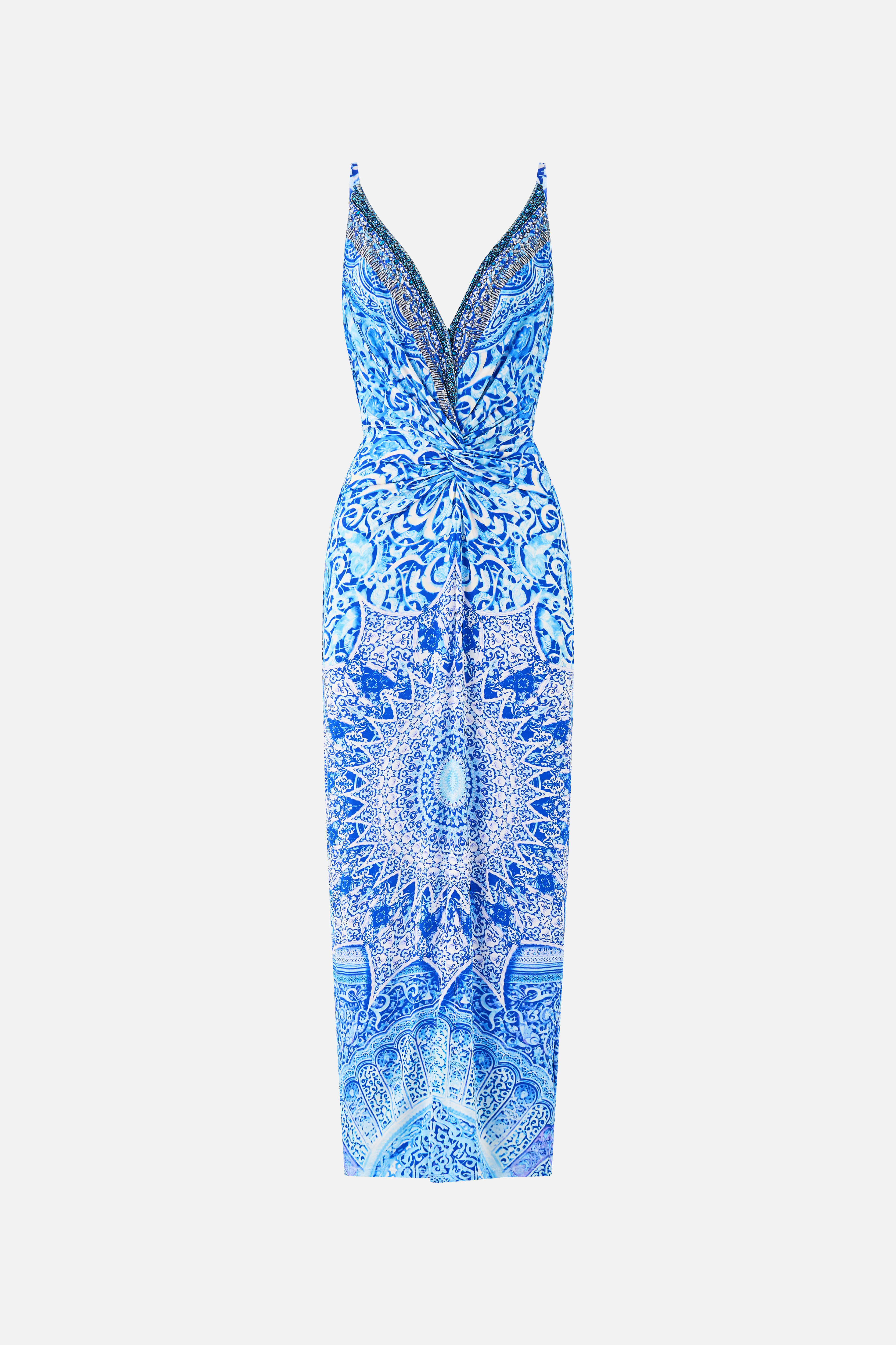 STRAPPY DRESS WITH TWIST FRONT THE BOSPHOROUS
