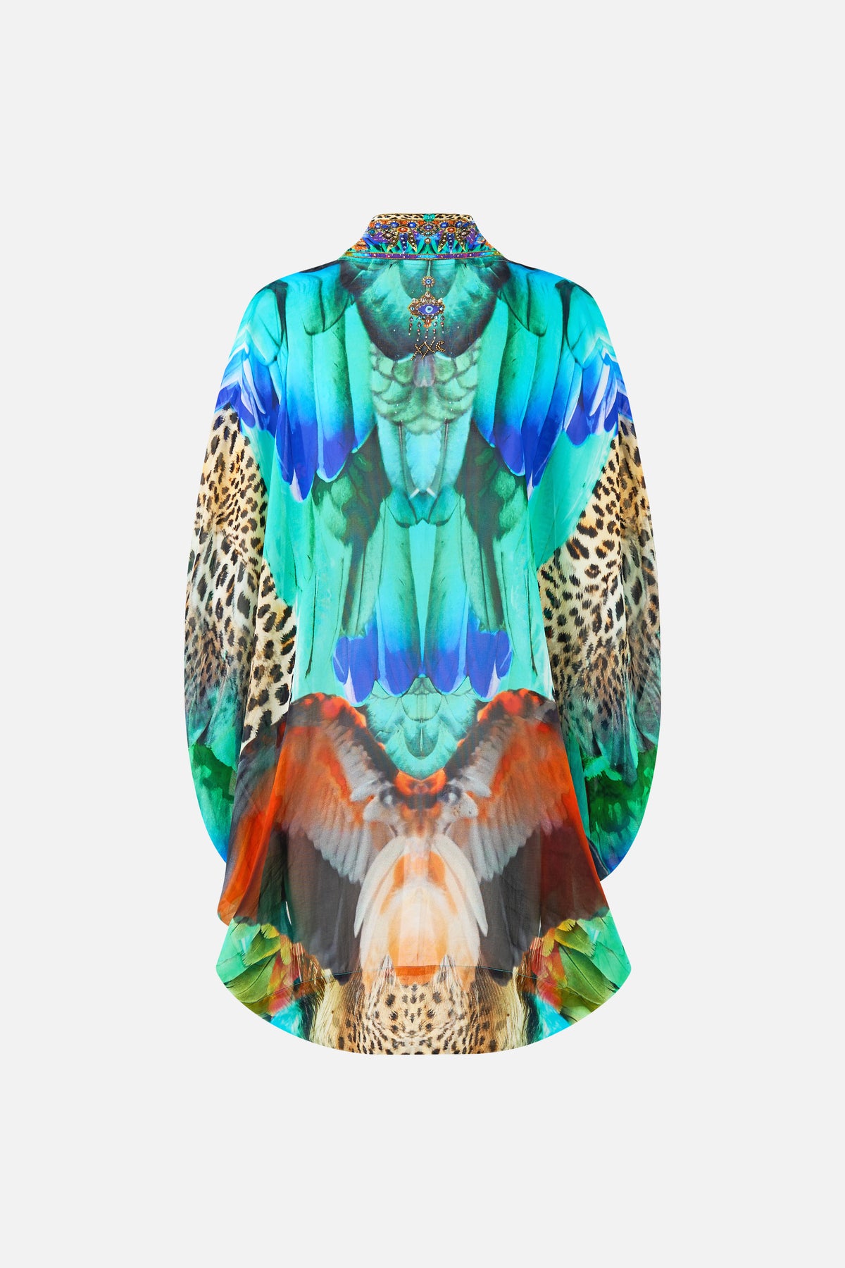 The CAMILLA OPEN FRONT CARDI CAPE JUNGLE FLIGHT