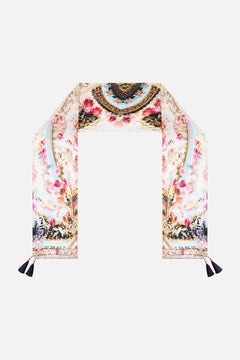 LONG SILK CRINKLE CHIFFON SCARF TORERO LIBERTINE