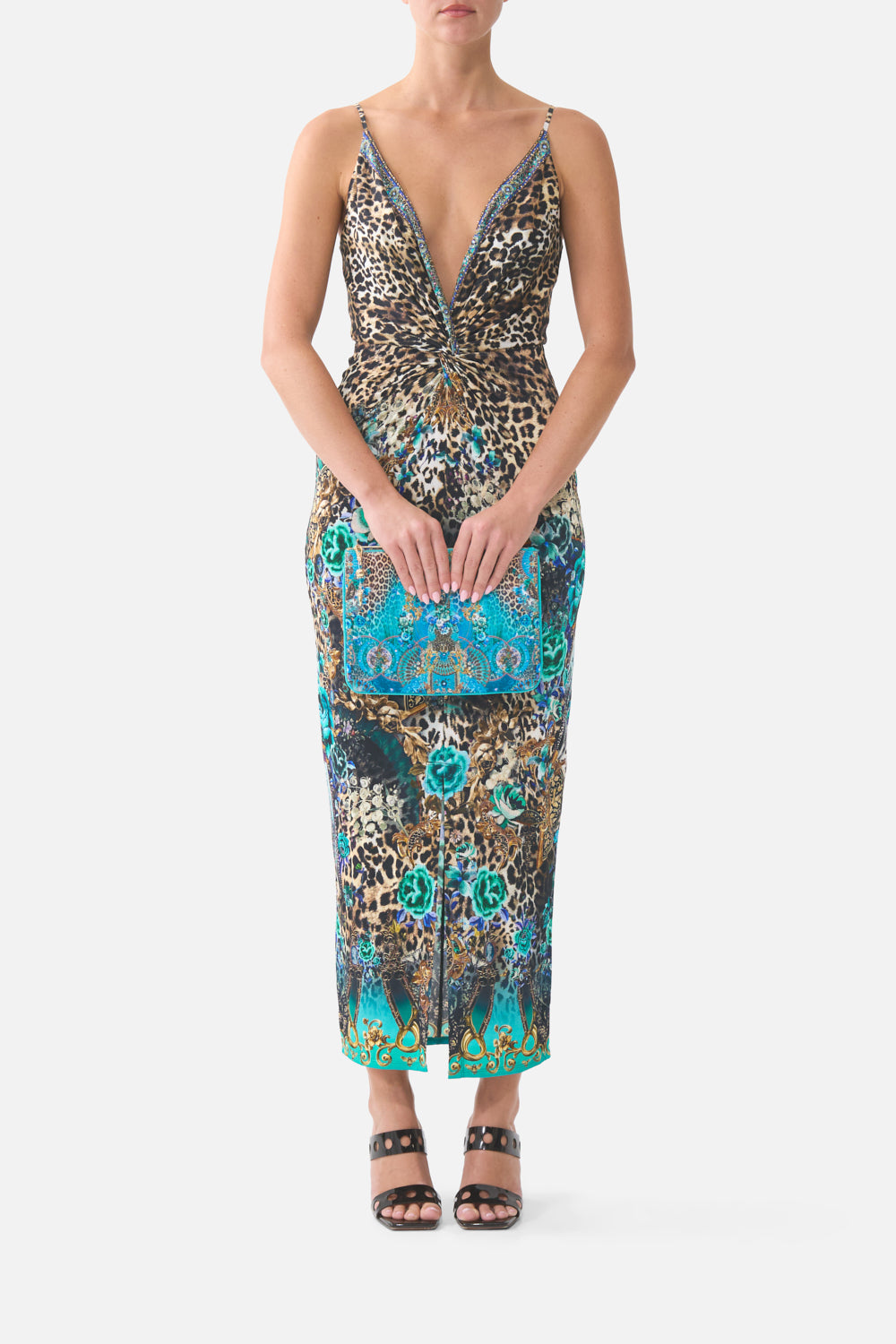 SMALL CANVAS CLUTCH FLAMENCO EUPHORIA