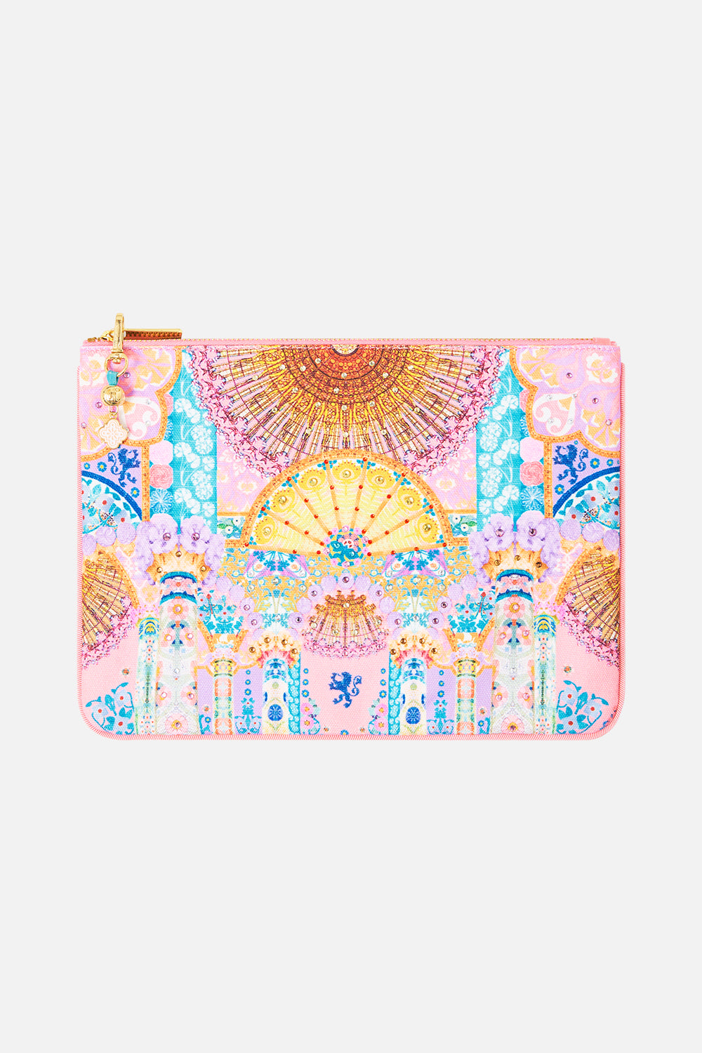 The CAMILLA SMALL CANVAS CLUTCH HOWDY GAUDI
