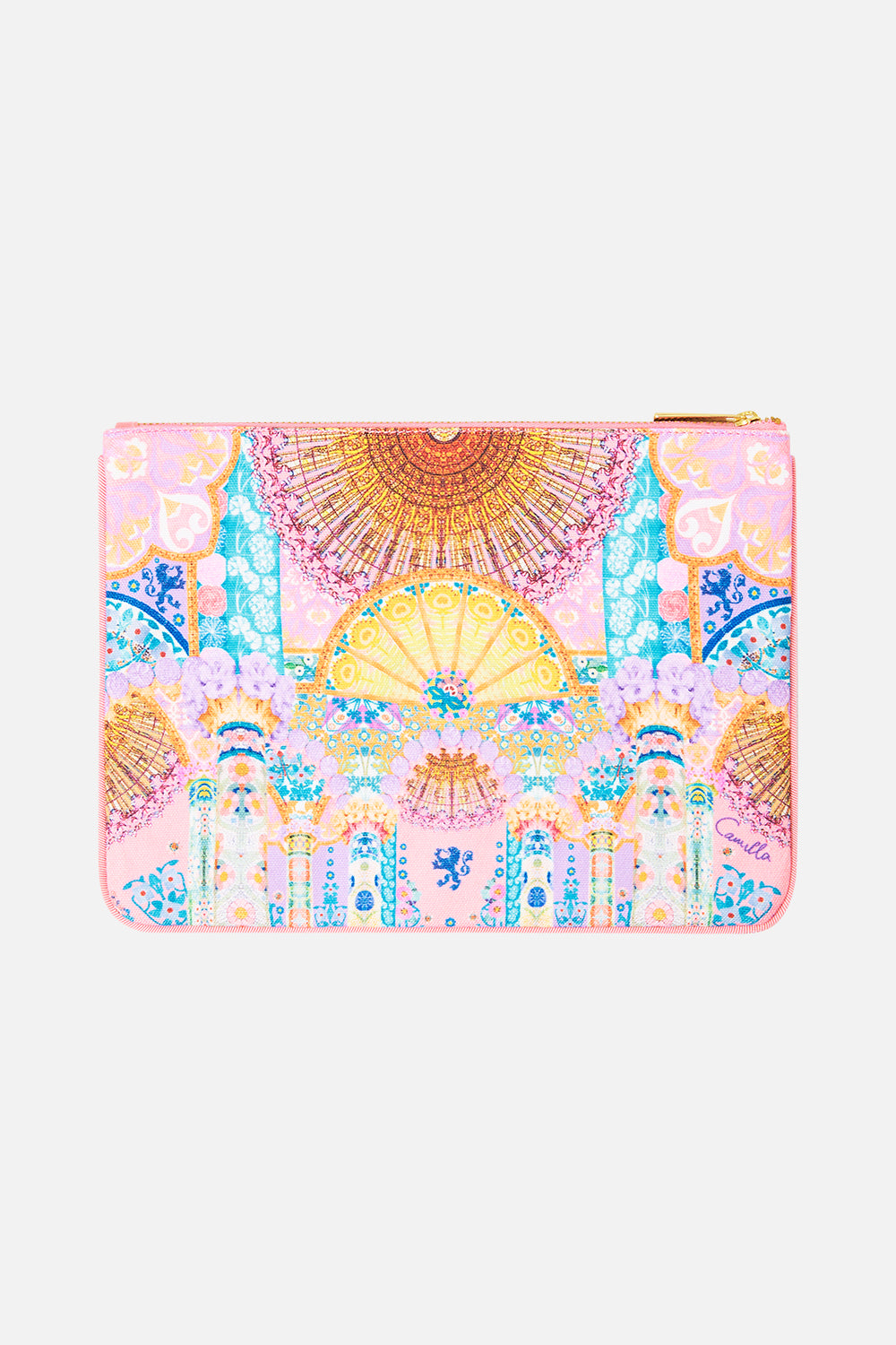 The CAMILLA SMALL CANVAS CLUTCH HOWDY GAUDI
