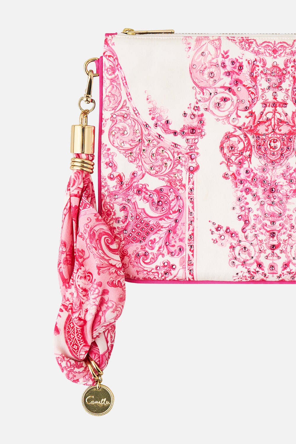 SCARF CLUTCH LIVIN LA VIDA ROSA