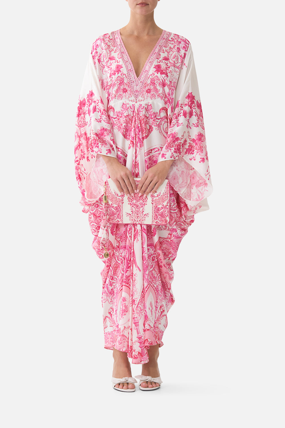 SCARF CLUTCH LIVIN LA VIDA ROSA