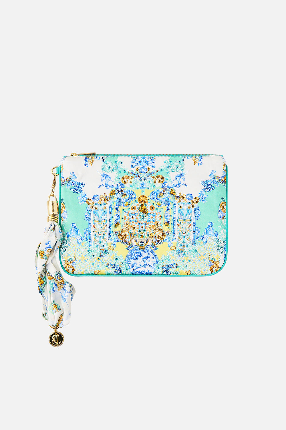 SCARF CLUTCH DIAL UP THE TILES