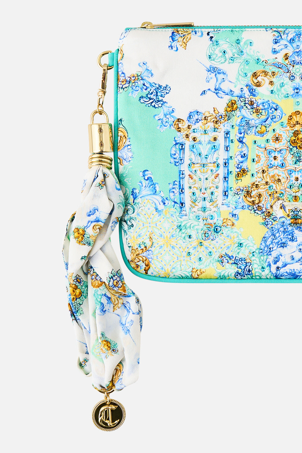 SCARF CLUTCH DIAL UP THE TILES