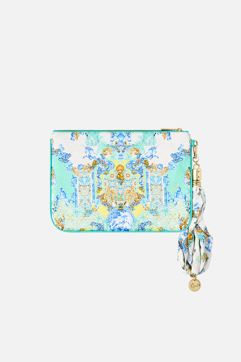 SCARF CLUTCH DIAL UP THE TILES