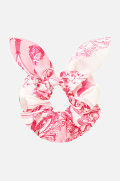 SCRUNCHIE WITH TIE LIVIN LA VIDA ROSA