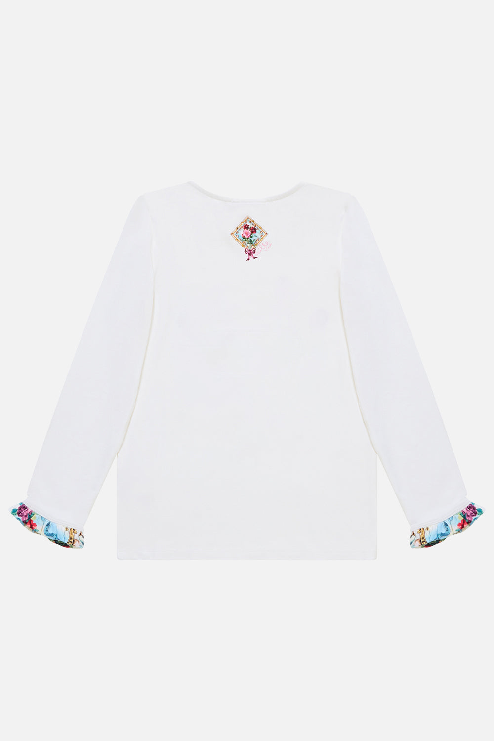 KIDS LONG SLEEVE TEE W FRILL CUFF TORERO LIBERTINE