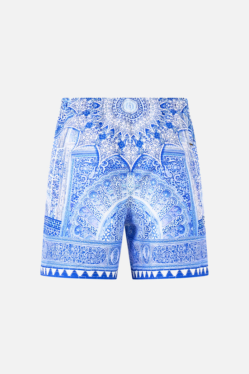 MID LENGTH BOARDSHORT WITH ELASTIC WAIST OTTOMAN OPULENCE