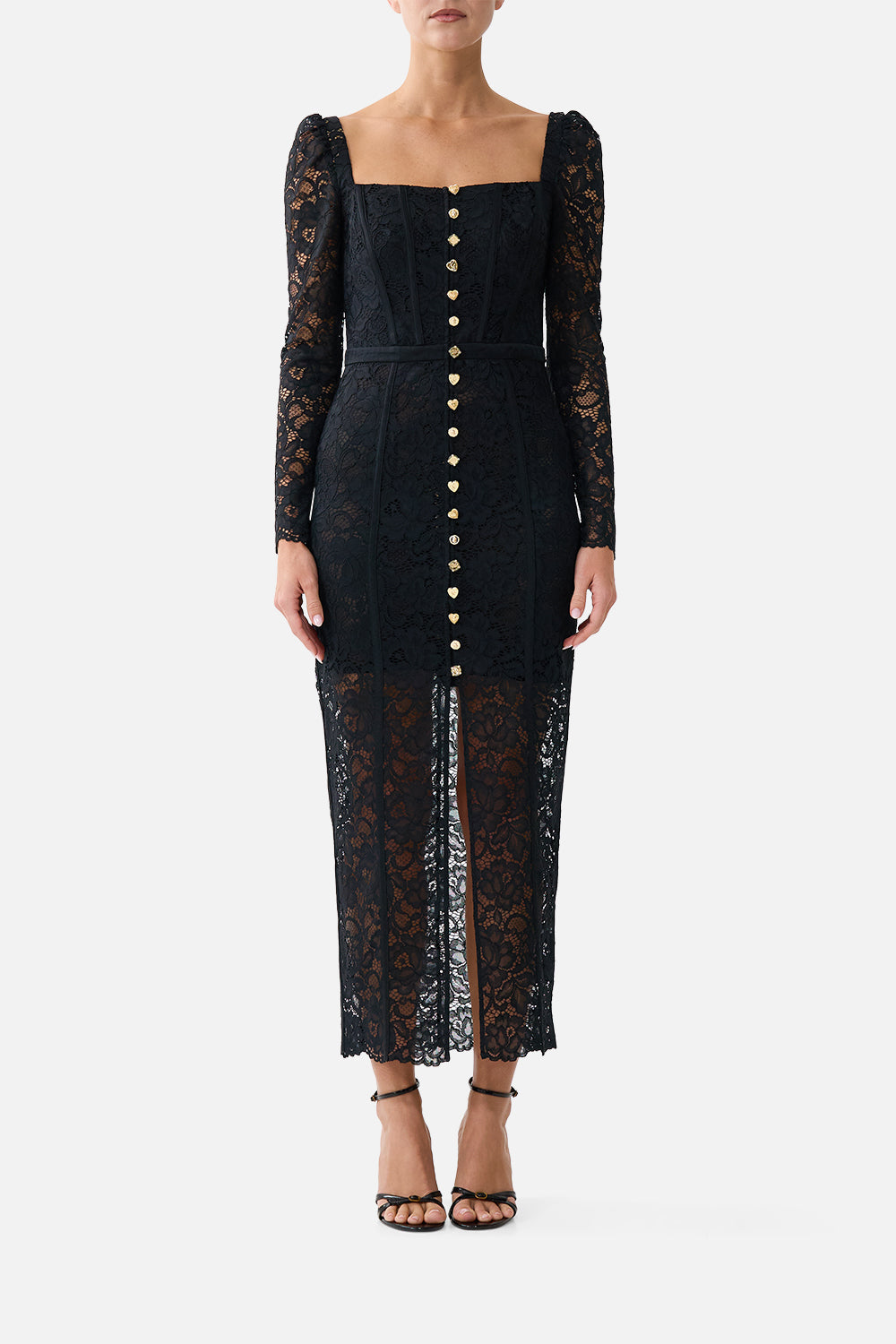 BUST DETAIL DRESS WITH LONG SLEEVE TAURUS RISING