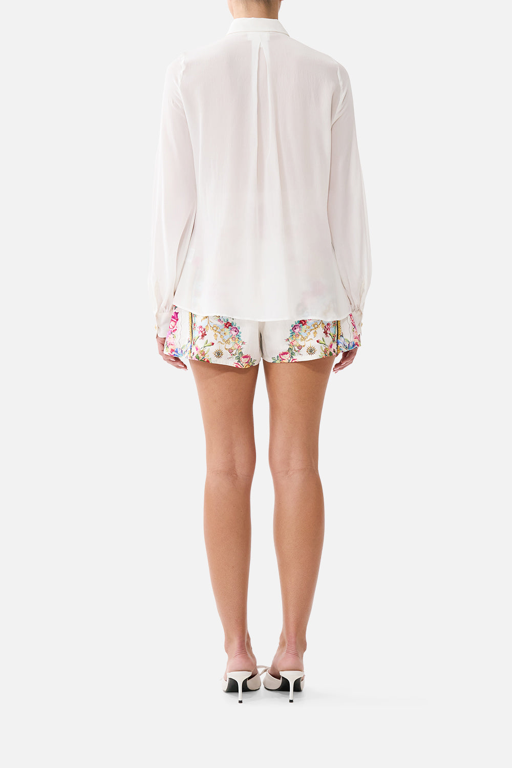 COLLARED SHIRT WITH FRILL NECK DETAIL TORERO LIBERTINE