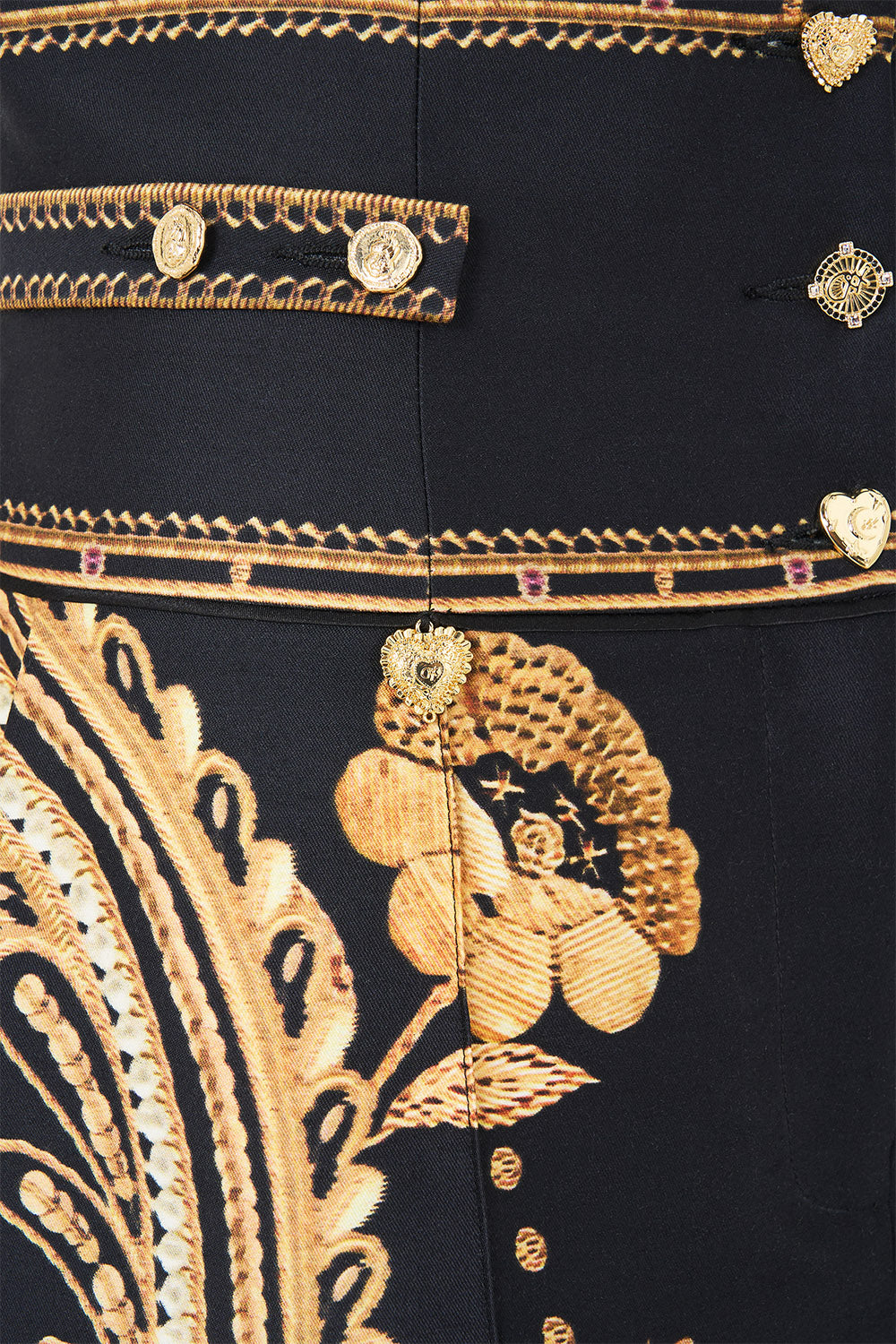 HIGH WAIST SHORT WITH BUTTON DETAIL TAURUS RISING