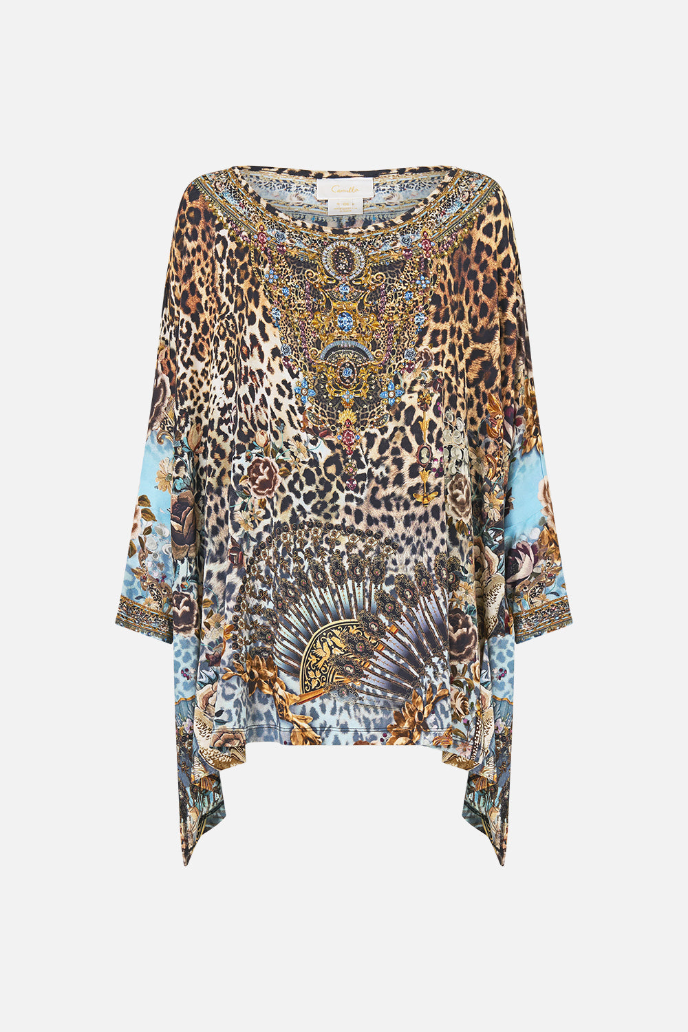 SCOOP NECK SLOUCH TEE FIESTA, SIESTA, REPEAT